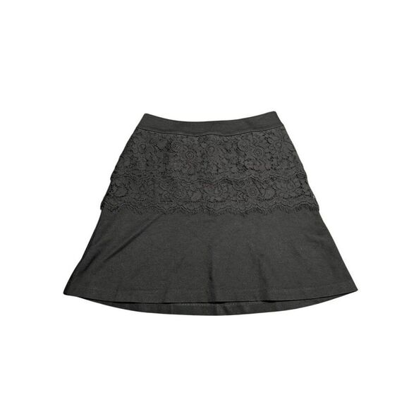 CAbi Dresses & Skirts - CABI Black Soiree with Lace Skirt Women's 4